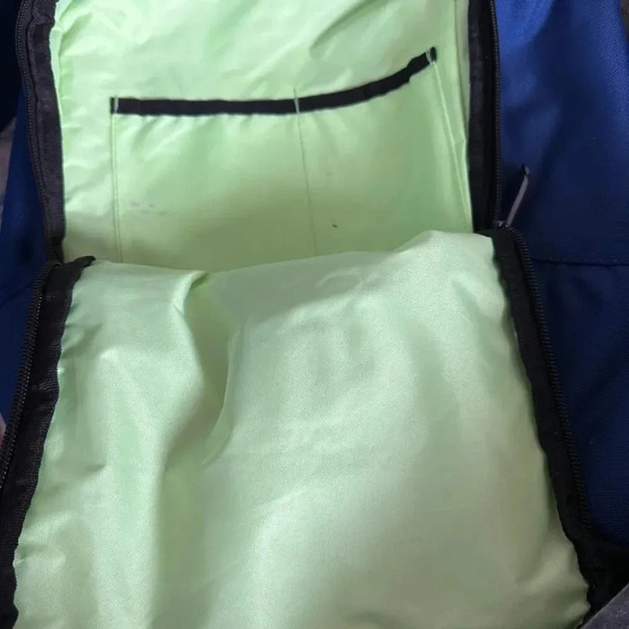 Nike Air Jordan Jumpman Blue School Backpack Laptop Book Bag - Picture 6 of 9